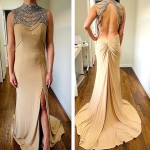 Nude Evening Gown Size 4